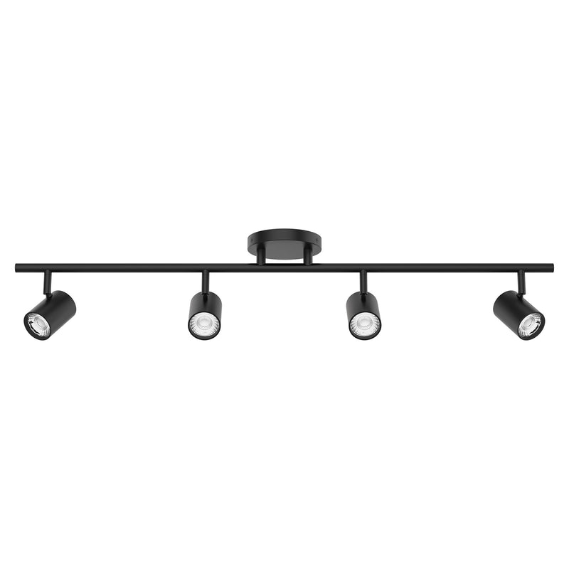 WAC Lighting Pipe 36" 4Lt LED Track Kit/5-CCT/30W, 3080L, Blk - TK-260504-CS-BK