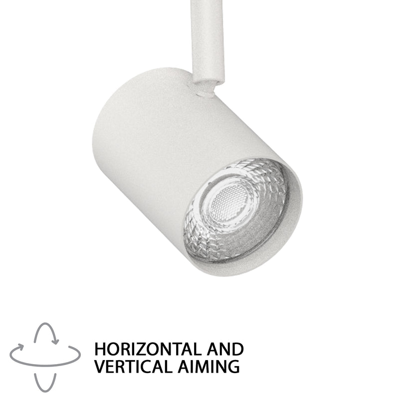 WAC Lighting Pipe 36" 4Lt LED Track Kit/5-CCT/30W, 3080L, White