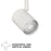 WAC Lighting Pipe 36" 4Lt LED Track Kit/5-CCT/30W, 3080L, White