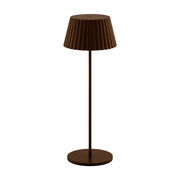 WAC Pleat 1Lt LED Rechargeable Table Lamp, Bronze/Bronze - TL-W251115-CS-BZ