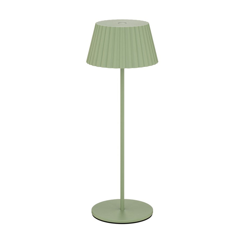 WAC Pleat 1Lt LED Rechargeable Table Lamp, Green/Green - TL-W251115-CS-GR