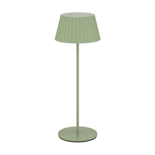 WAC Pleat 1Lt LED Rechargeable Table Lamp, Green/Green - TL-W251115-CS-GR