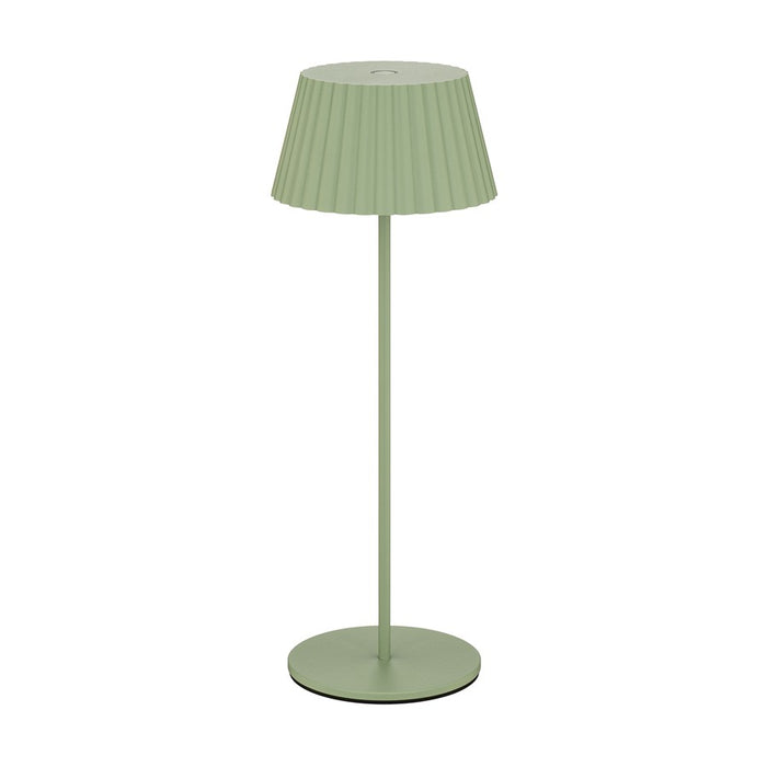 WAC Pleat 1Lt LED Rechargeable Table Lamp, Green/Green - TL-W251115-CS-GR