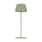WAC Pleat 1Lt LED Rechargeable Table Lamp, Green/Green