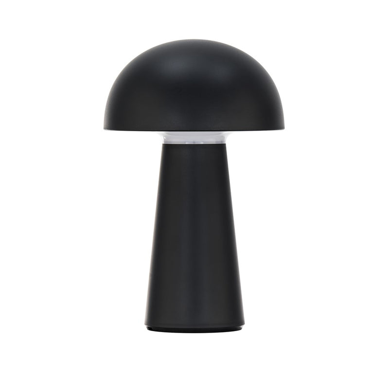 WAC Darla 1Lt LED Rechargeable Table Lamp, Black/Black