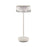 WAC Crystal 1Lt LED Rechargeable Table Lamp, White/Clear - TL-W251315-27-WT