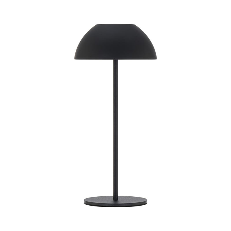 WAC Channing 1Lt LED Rechargeable Table Lamp, Black/Black
