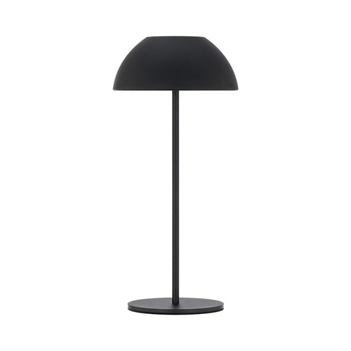 WAC Channing 1Lt LED Rechargeable Table Lamp, Black/Black