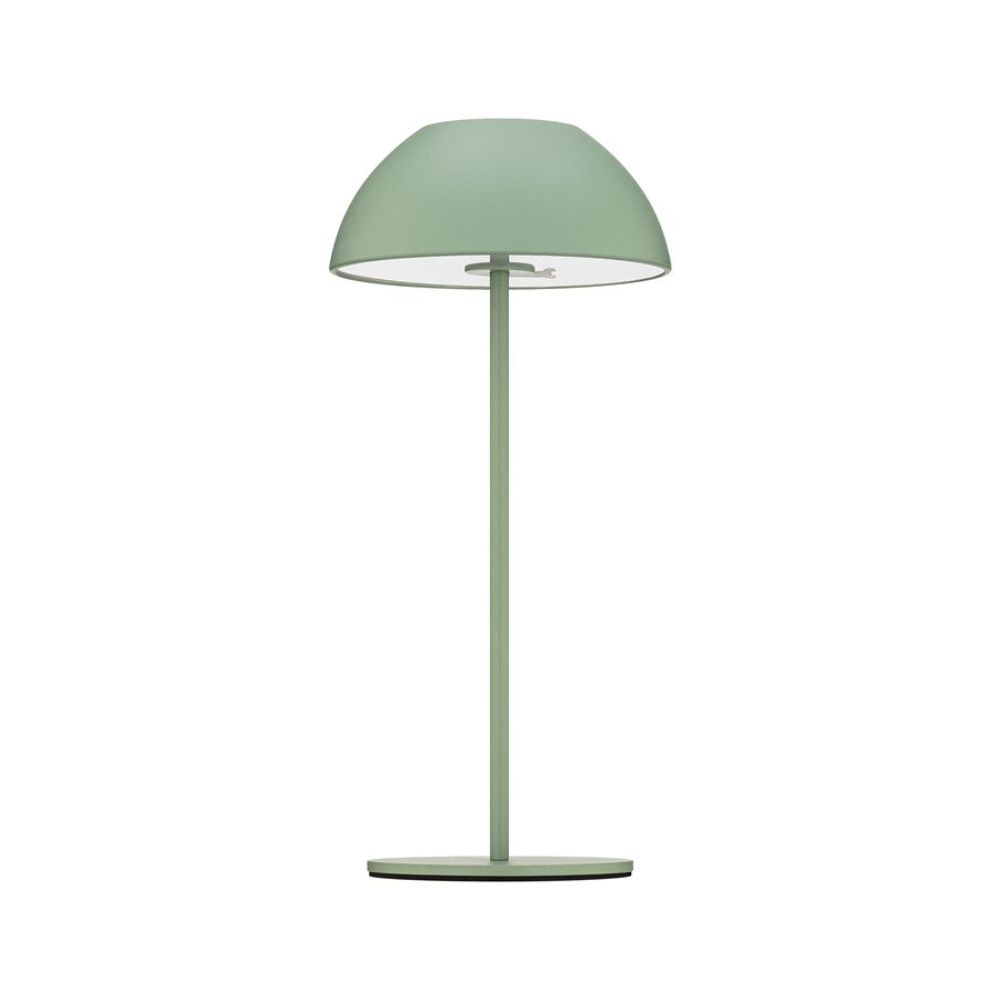 WAC Channing 1Lt LED Rechargeable Table Lamp, Green/Green
