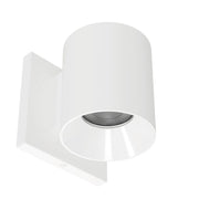 WAC Zoron 1Lt 3.5" RD Outdoor Wall Light/Flood Beam White/Clear - W4R-FCS-WTWT