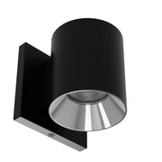 WAC Zoron 1Lt 3.5" RD Outdoor Wall Light/Narrow Beam/Black Chrome - W4R-NCS-BKCH