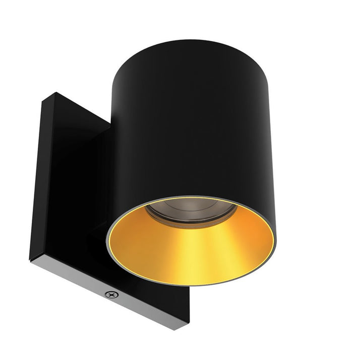 WAC Zoron 1Lt 3.5" RD Outdoor Wall Light/Narrow Beam/Black Gold - W4R-NCS-BKGL