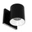 WAC Zoron 1Lt 3.5" RD Outdoor Wall Light/Narrow Beam/Black White - W4R-NCS-BKWT