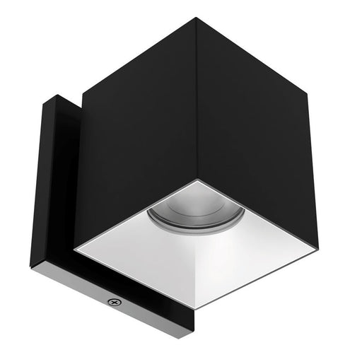 WAC Zoron 1Lt 3.5" SQ. Outdoor Wall Light/Flood Beam/Black Haze - W4S-FCS-BKHZ