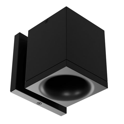 WAC Zoron 3.5" SQ. Outdoor Wall Light/Flood Beam/Arc Trim Black - W4S-FCS-PBK