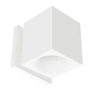 WAC Zoron 3.5" SQ. Outdoor Wall Light/Flood Beam/Arc Trim White - W4S-FCS-PWT