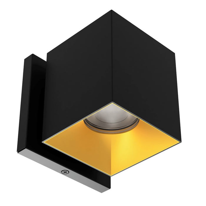 WAC Zoron 1Lt 3.5" SQ. Outdoor Wall Light/Narrow Beam/Black Gold - W4S-NCS-BKGL