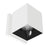 WAC Zoron 1Lt 3.5" SQ. Outdoor Wall Light/Narrow Beam/White Black - W4S-NCS-WTBK