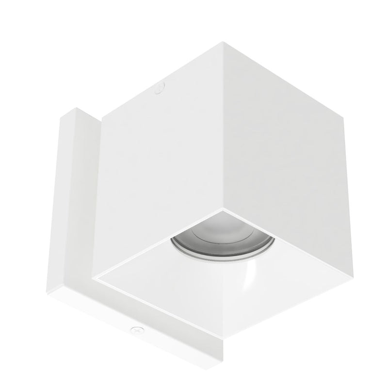 WAC Zoron 1Lt 3.5" SQ. Outdoor Wall Light/Narrow Beam White/Clear - W4S-NCS-WTWT