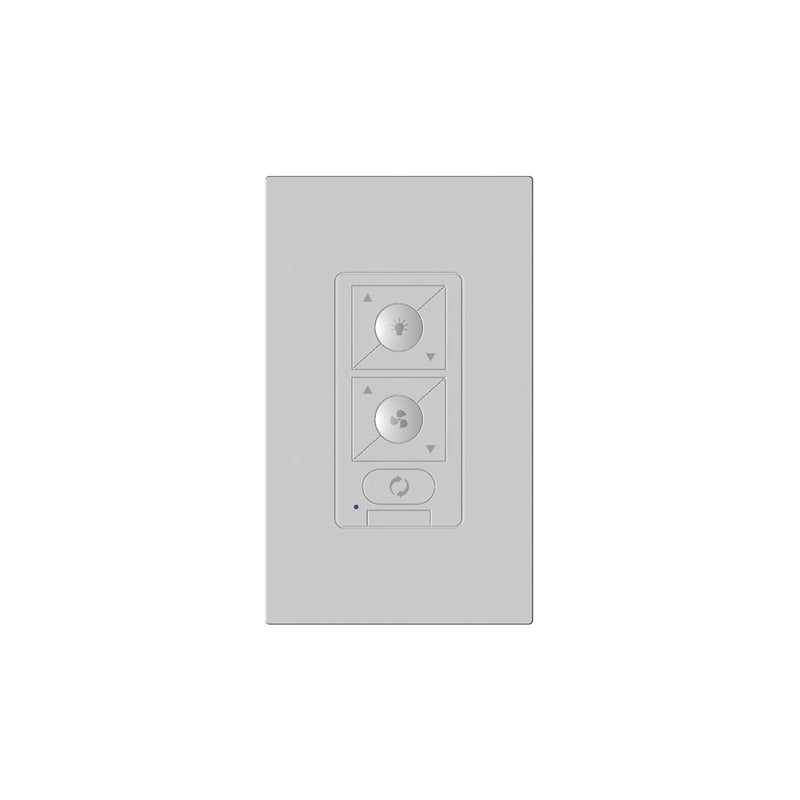WAC Lighting 6-Speed Ceiling Fan Wall Control/Wallplate, White - WC20-WT