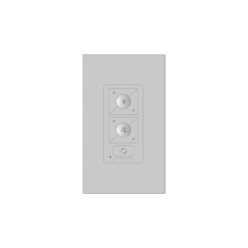 WAC Lighting 6-Speed Ceiling Fan Wall Control/Wallplate, White - WC20-WT