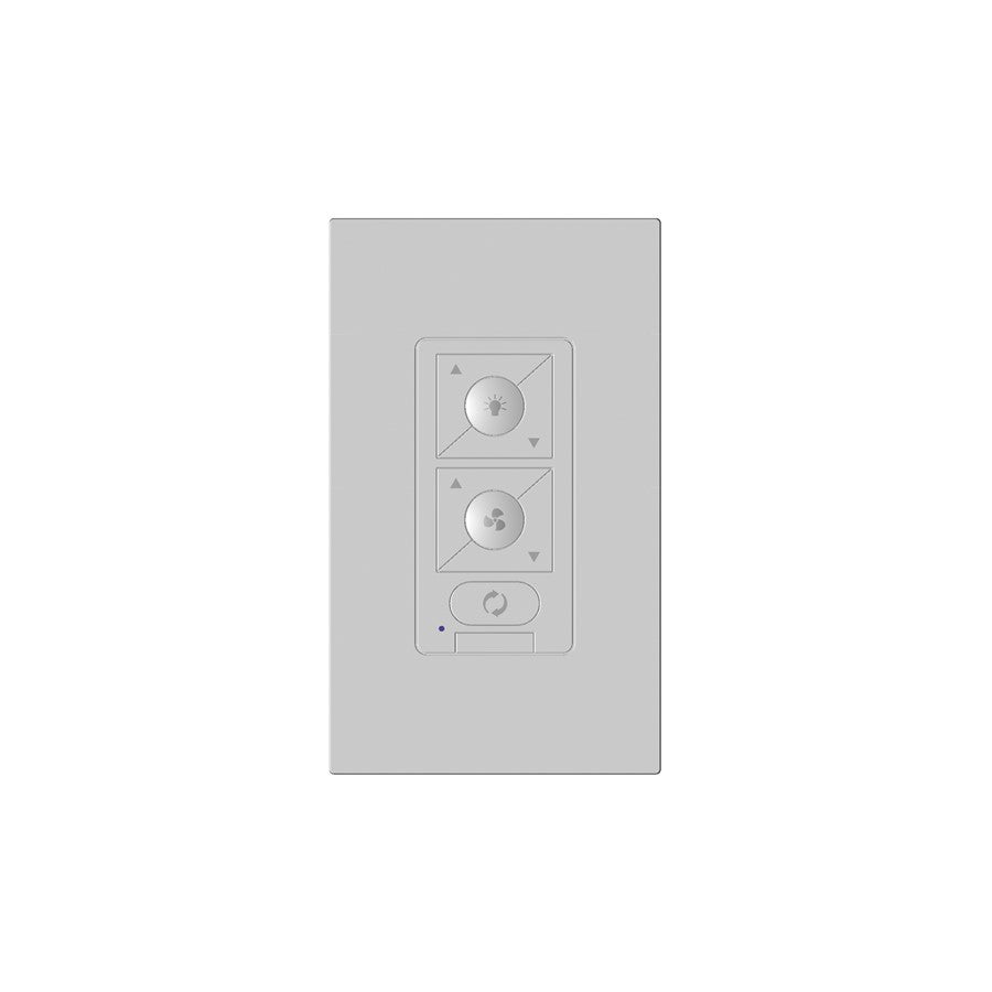 WAC Lighting 6-Speed Ceiling Fan Wall Control/Wallplate, White - WC20-WT