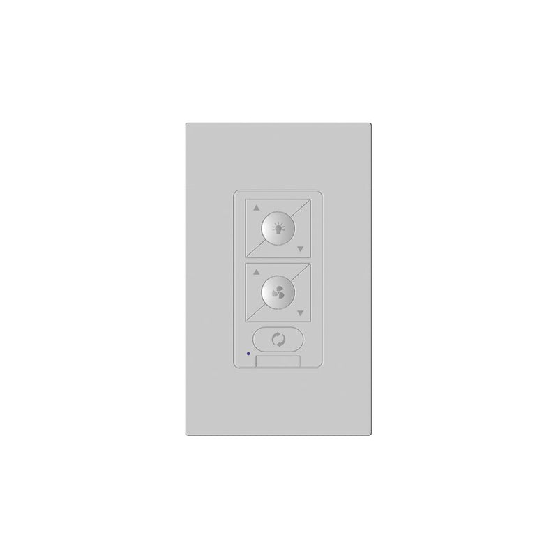 WAC Lighting 6-Speed Ceiling Fan Wall Control/Wallplate, White