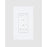 WAC Fans G4 6-Speed Fan Wall Control/Single Pole Wallplate, White - WCG4-WT