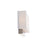 dweLED Maven 14" LED 1 Light Wall Sconce 3000K, Nickel/White