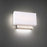 dweLED Maven 14" LED 1 Light Wall Sconce 3000K, Nickel/White