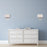 dweLED Maven 14" LED 1 Light Wall Sconce 3000K, Nickel/White