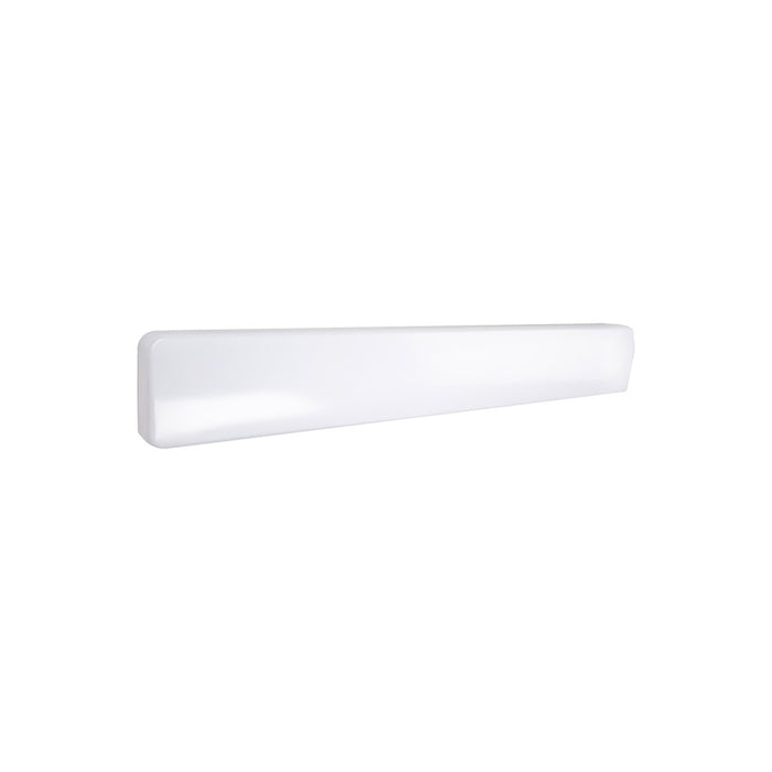 WAC Flo 1Lt LED 36" Bath Vanity Light/Flush Mount, White/White