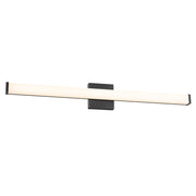 WAC Slim 1Lt LED 36" Bathroom Vanity/Wall Light, Black/White - WS-240836-CS-BK