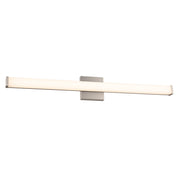WAC Slim 1Lt LED 36" Bathroom Vanity/Wall Light, Nickel/White - WS-240836-CS-BN