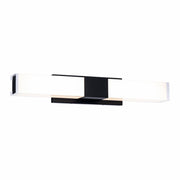 WAC Studio 1Lt LED 26" Bathroom Vanity/Wall Light, Black/White - WS-240926-CS-BK