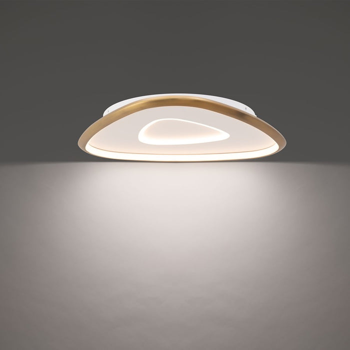 dweLED Mandala 1 Light 22" Wall Sconce/4000K, Aged Brass