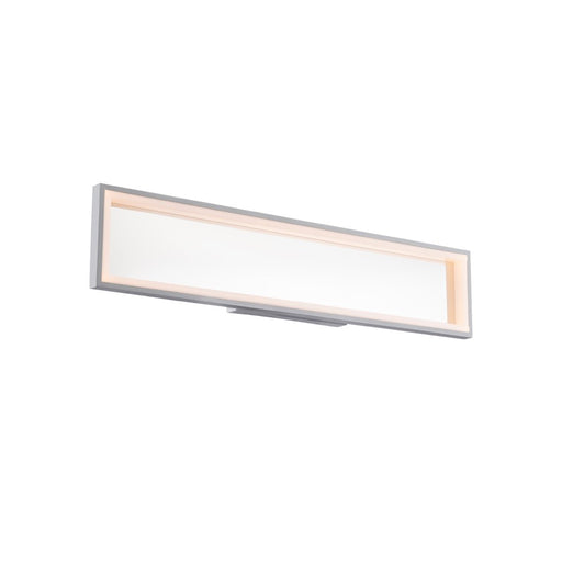 dweLED Mirror LED 1 Light Wall Light 3000K, Titanium/White