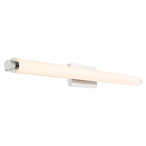 dweLED Vista LED 1 Light Wall Light 3000K, Chrome/White