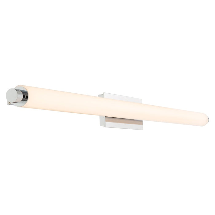 dweLED Vista LED 1 Light Wall Light 3000K, Chrome/White