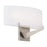 dweLED Fitzgerald 16" LED Fabric Sconce 3-CCT, Nickel