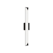 dweLED Straitaway 1Lt 32" Bath Vanity/Wall Light/4000K, BK/WH - WS-51532-40-BK