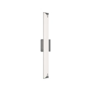 dweLED Straitaway 1Lt 32" Bath Vanity/Wall/4000K, Nickel/White - WS-51532-40-BN