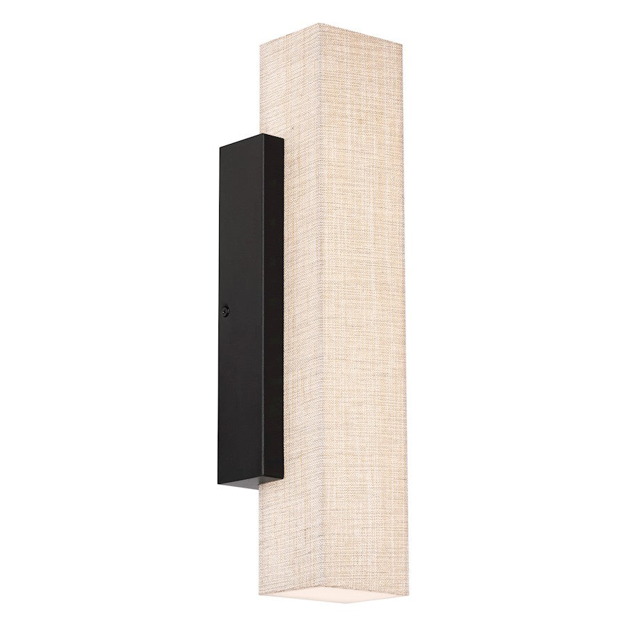 WAC Lighting Dweled Volga 17.6" LED Wall Sconce, Black