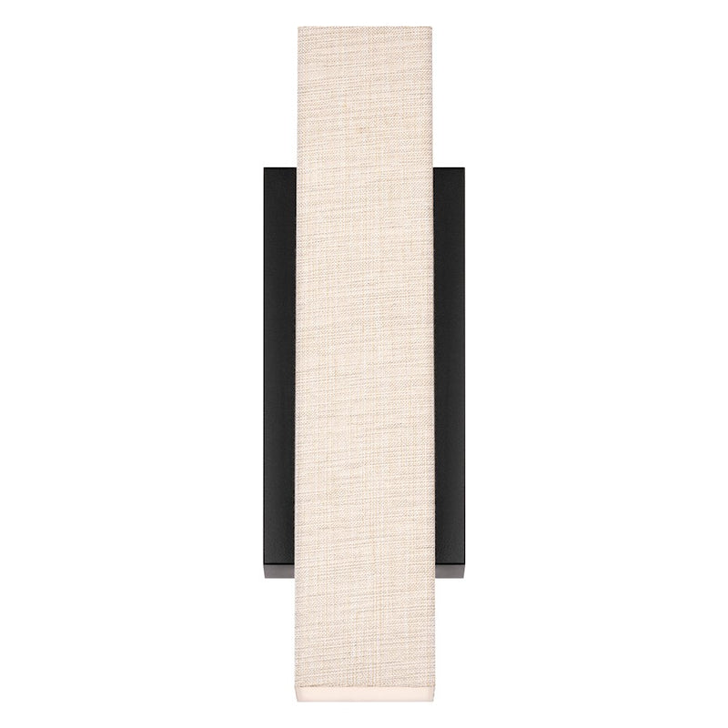 WAC Lighting Dweled Volga 17.6" LED Wall Sconce, Black