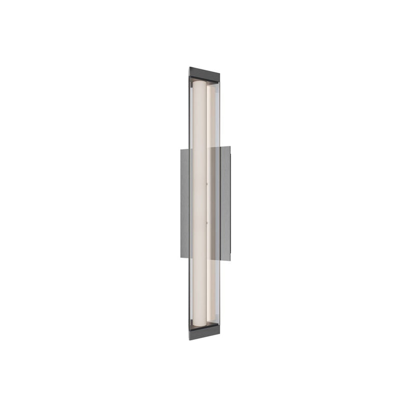 dweLED Boulevard 1Lt 18" Bath Vanity/Wall/3500K, Nickel/White - WS-62518-35-BN