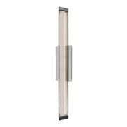 dweLED Boulevard 1Lt 24" Bath Vanity/Wall/3000K, Nickel/White - WS-62524-30-BN