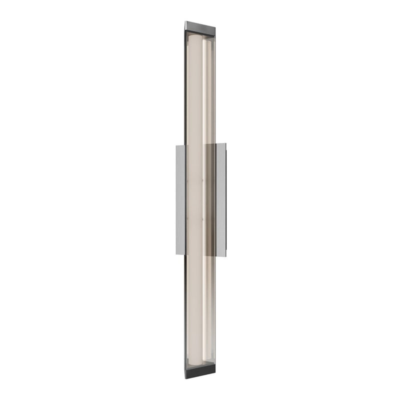 dweLED Boulevard 1Lt 24" Bath Vanity/Wall/3000K, Nickel/White - WS-62524-30-BN
