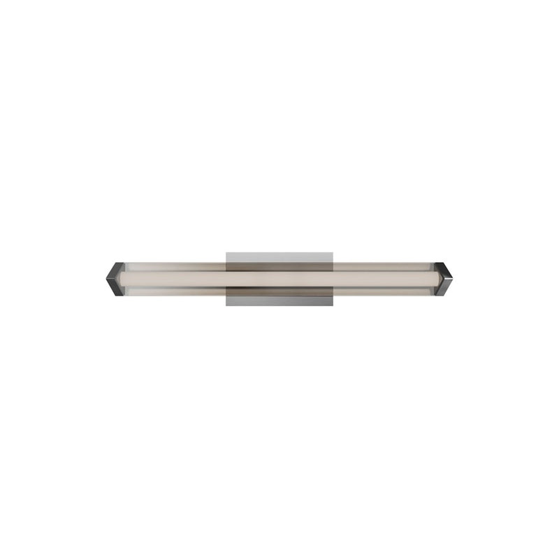 dweLED Boulevard 1Lt 24" Bath Vanity/Wall/4000K, Nickel/White