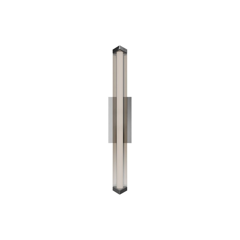 dweLED Boulevard 1Lt 24" Bath Vanity/Wall/4000K, Nickel/White