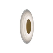 dweLED Orbix 1Lt 6" Wall Sconce/4000K, Brass/Clear/Etched - WS-67514-40-AB